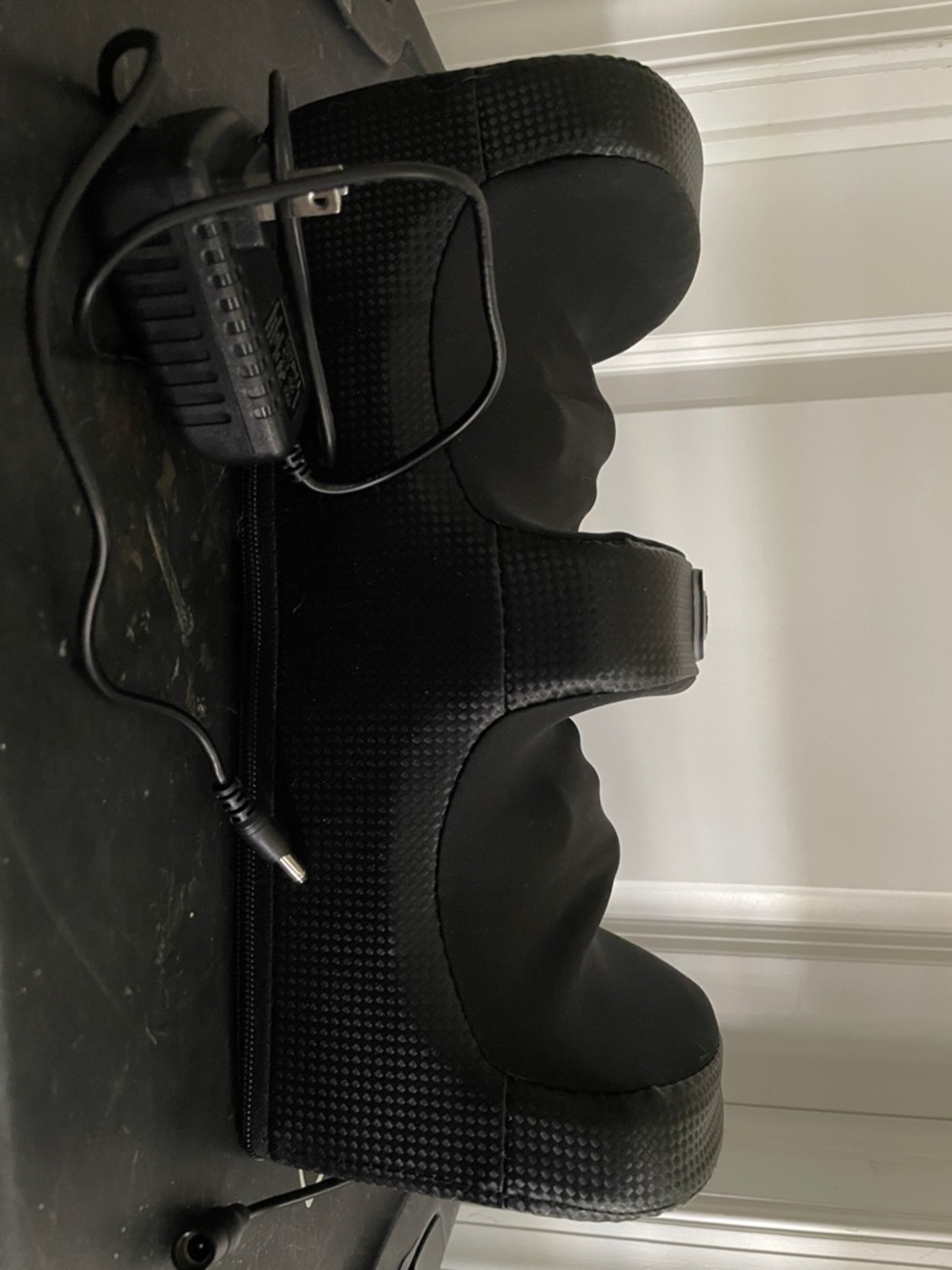 Black Electric foot Massager with Control Panel